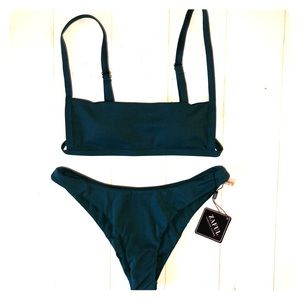 Zaful peacock blue swimsuit size medium